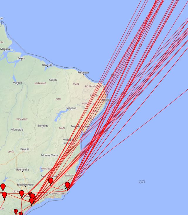 sp5xmu's tweet photo. NOW ‼️This time First Trans-Equatorial Propagation #TEP on #50MHz in Solar Cycle 25 from S-W Europe to Brazil 🇧🇷 #PY1MHZ @PY2XB #PY2GN and more I need still to wait for this propagation 😬😤@ei7gl #hamr #dx @Six_Addict @SixMeterFunCLUB @UKSMG @DX_World @DXInformation @SP4K SSN 28 https://t.co/F7kWuVJ23s