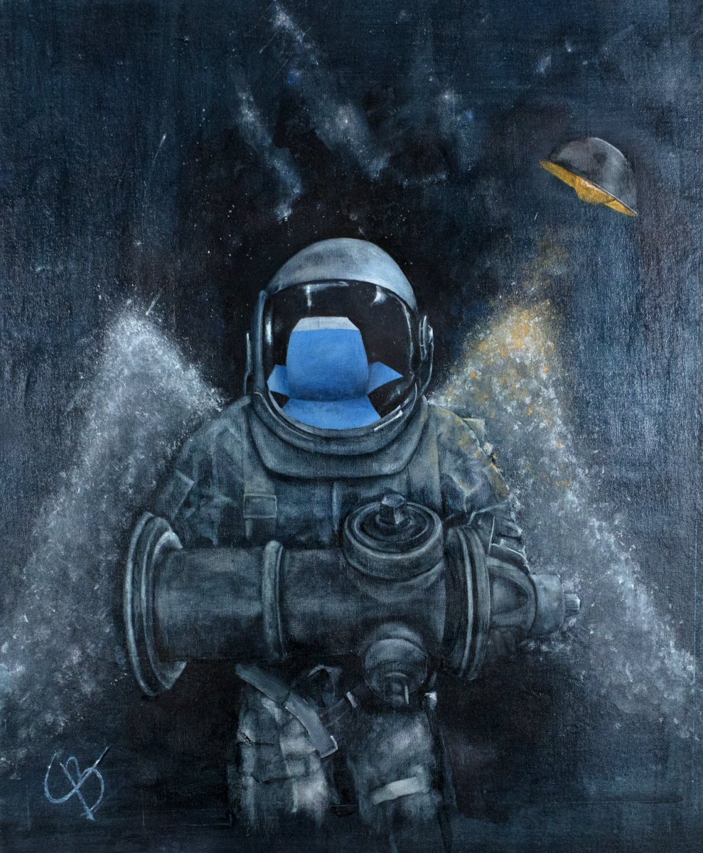 dienercarlos's tweet photo. Check out my Blue Serie NFTArtWork on OpenSea.
"The Astronaut" (NFT + Physical) by Diener Boya
I just minted The Astronautπ 10/10. It is just 0.10 so do not hesitate to visit soon.
#nft #nftintrospection #nftart #nftselfcriticism
https://t.co/HQZpMy6n22 https://t.co/LHU9aymZKL