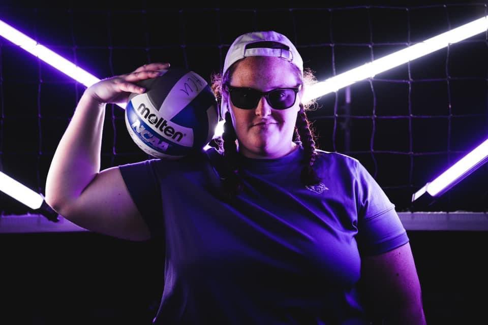 ACU_Volleyball's tweet photo. We’ve got this chick we like to call her ours… she’s the best in business.  Maybe even the baddest 😎🏐

@Cass_Boss_ we are so thankful for you &amp; all you do for our program! 

#YouAreABoss &amp; we’ll celebrate u a lil more this wk during @CoSIDAnews's Membership Recognition Week!! https://t.co/OYxzl3Bwrb