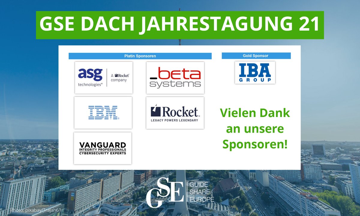 Wir danken unseren Sponsoren für ihre Unterstützung. Besuchen Sie bit.ly/3o4R0KY für weitere Informationen zu den einzelnen Unternehmen und ihren Leistungen oder nehmen Sie an der Jahrestagung direkt Kontakt zu ihnen auf. #GSEDACH21 #Tagung #Konferenz #KI #IT #networking