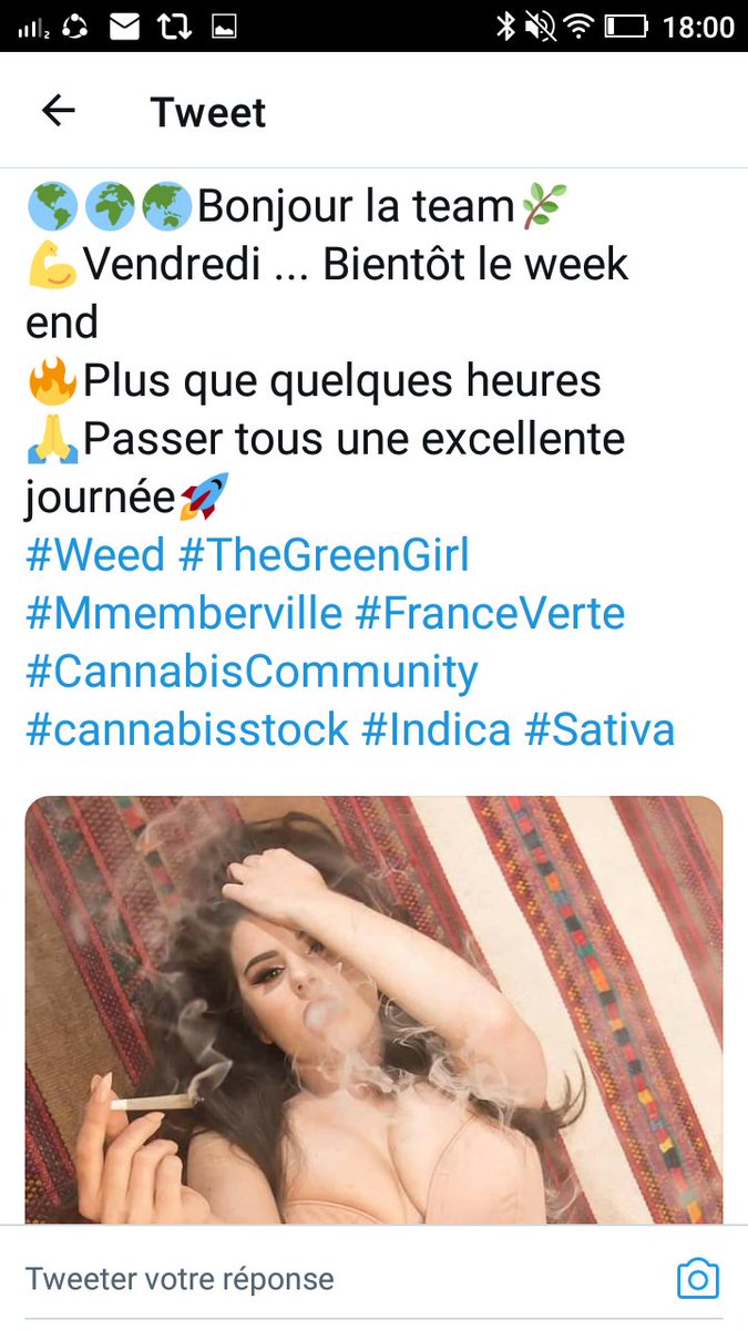 BeuhCoeur's tweet photo. Le mec claque une photo d'une tapin avec un joint et #FranceVerte
Et tout le monde trouve ça normal
🙄🙄🙄
Vous êtes trop crédible dans votre combat pour la légalisation là! #FranceVerte 👏👏👏
C'est quand que vous allez le bloqué ????🤨🤨🤔🤔
#Darmanin  doit bien se marrer...! https://t.co/1BcVgTxROn