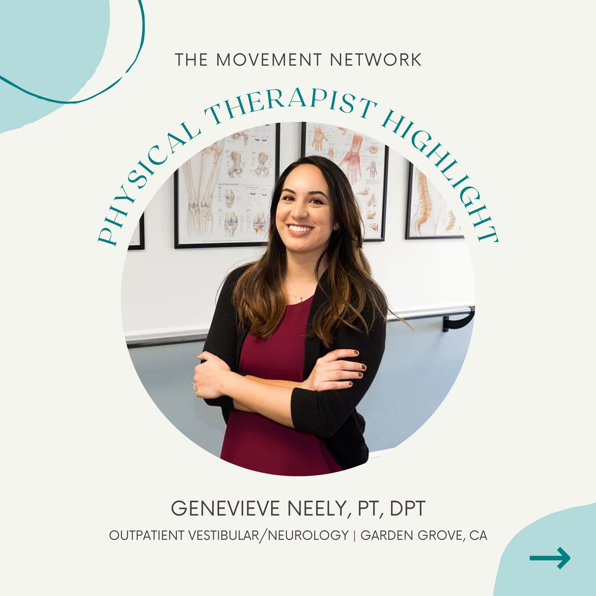 Mvmt_Network's tweet photo. Meet one of our Movement Network volunteer physical therapists! If you are interested in joining TMN, please message us! #PTTwitter https://t.co/TKknO6Qpf1