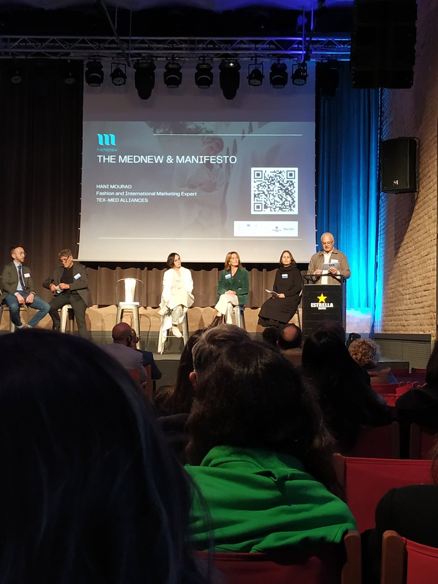 Enjoying  The MedNew &amp; Manifesto for the promotion of sustainable  practices in the Fashion Sector in the Mediterranean Area. Thanks <a href="/juliagescriba/">Júlia G Escribà</a> for inviting me! <a href="/UNESCOChairESCI/">UNESCO Chair ESCI-UPF</a> <a href="/ESCIupf/">ESCI-UPF</a>
