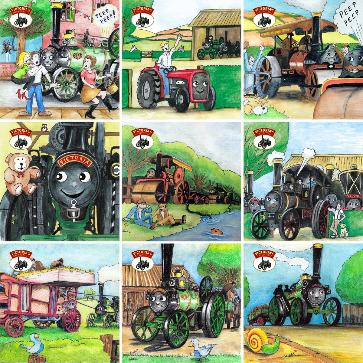 VicsTortonTales's tweet photo. Here's some of the colourful, fun pictures from the 5 Victoria's Torton Tales storybooks. Is your favourite shown here, or do you like one of the other pictures from the books. Let us know.
#picturefun #favouritepicture #ChildrensBooks #illustrations #familyfun https://t.co/bACMt3yLzt