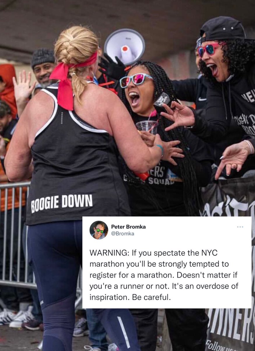 ⚠️ WARNING: Side effects may include entering the lottery for next year’s race ⚠️

(via <a href="/Bromka/">Peter Mancini Bromka</a>)