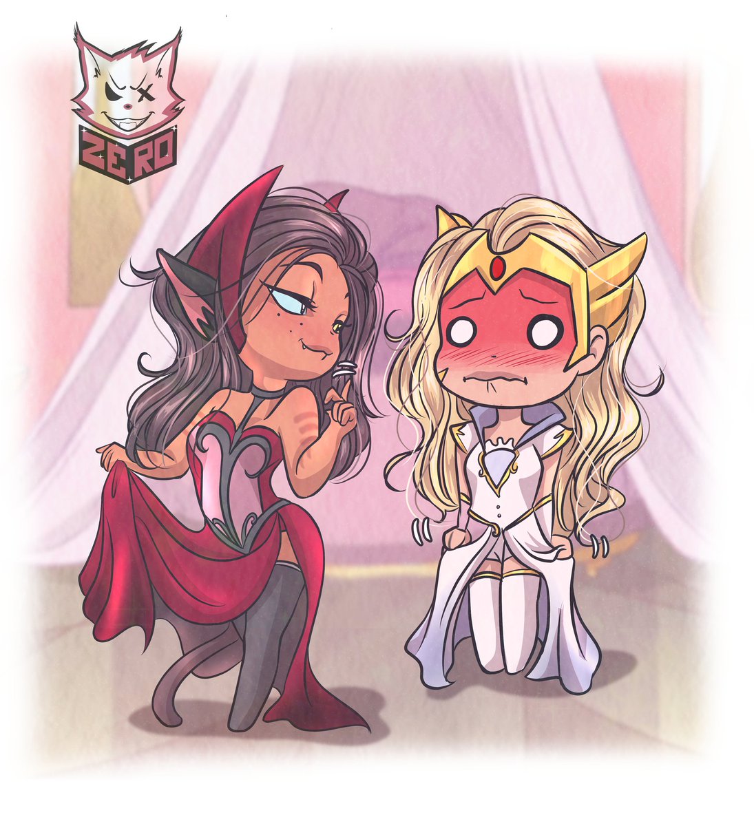 zero_lawliet's tweet photo. WEDDING NIIIIIIIIGHT!!! WARNING there's some spiciness ahead 😏😏

#spop #shera #catradora #adora #catra #sherafanart https://t.co/b2qdumsVGb