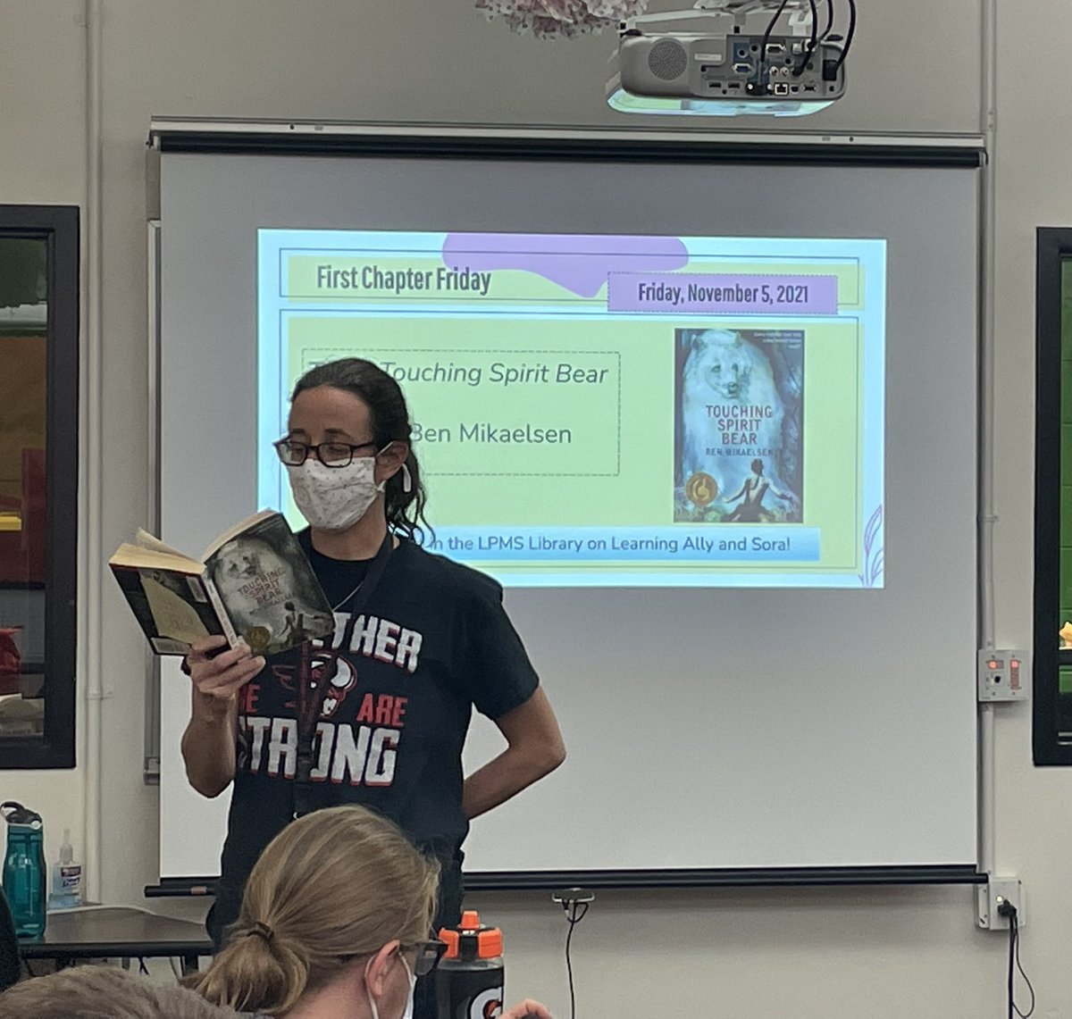 Touching Spirit Bear by Ben Mikaelson for our #FirstChapterFriday book. <a href="/longs_peakms/">Longs Peak Middle School</a> <a href="/MelanieScovill/">Melanie Scovill</a> #svvsdReads