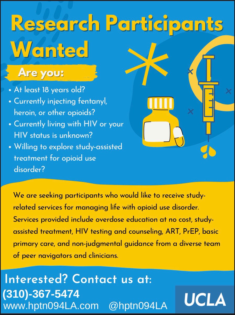 hptn094la's tweet photo. Research participants wanted. If you or anyone you know fit the criteria below, please contact us at (310)-367-5474. You can also find out more information on our website: https://t.co/49wiqZyDjw https://t.co/044gmGZLgl