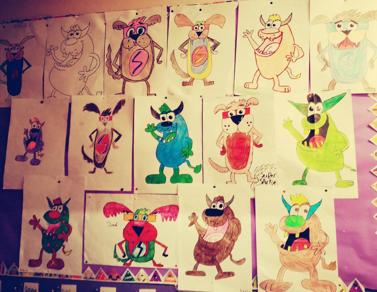 bodykens's tweet photo. Students participated in the @SEAI_ie creative illustration workshop with Alan Nolan as part of the Climate and Nature Summit. Check out their sustainable energy superheros and energy gremlins♻️#climateandnaturesummit #COP26 #educationalrevolution https://t.co/171tX7KBaO