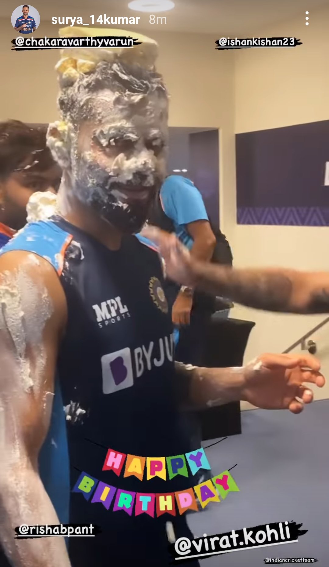 Once again happy birthday Virat Kohli.!Enjoy this win skipper.! 