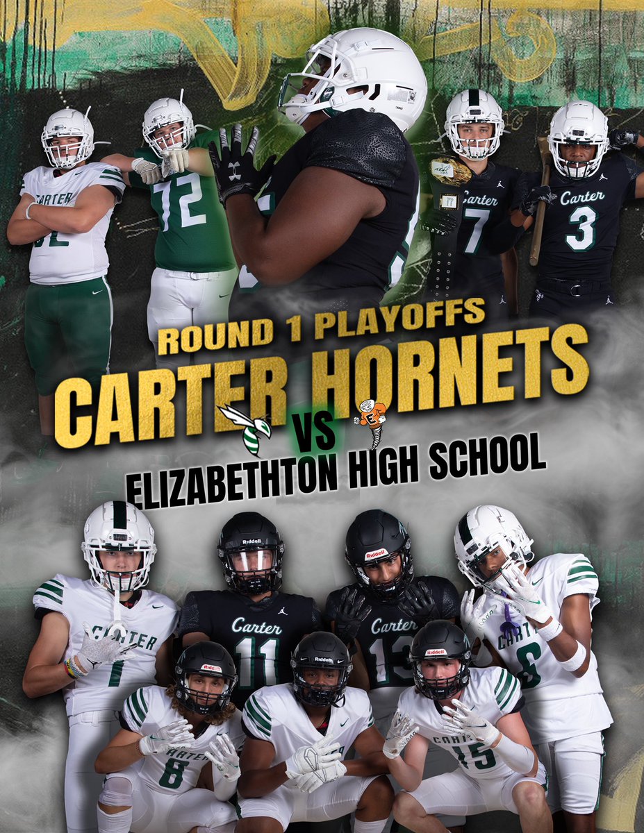 Good luck to our Carter High School football team tonight against Elizabethton Cyclones! 

Thank you for allowing me to do your graphic &amp; banners this year! 

<a href="/TyrekePartridg1/">Tyreke Partridge</a> <a href="/halsultani4/">Hassan Alsultani</a> <a href="/charliecorumCHS/">Charlie Corum</a> <a href="/jeremytylerwagn/">Jeremy Tyler Wagner</a> <a href="/Todd_Helton/">Coach Todd Helton</a> <a href="/PopsHolt67/">Kenny ”Pops” Holt</a> <a href="/CoachJPressley/">Justin Pressley🏴‍☠️</a> @CarterQBCoach