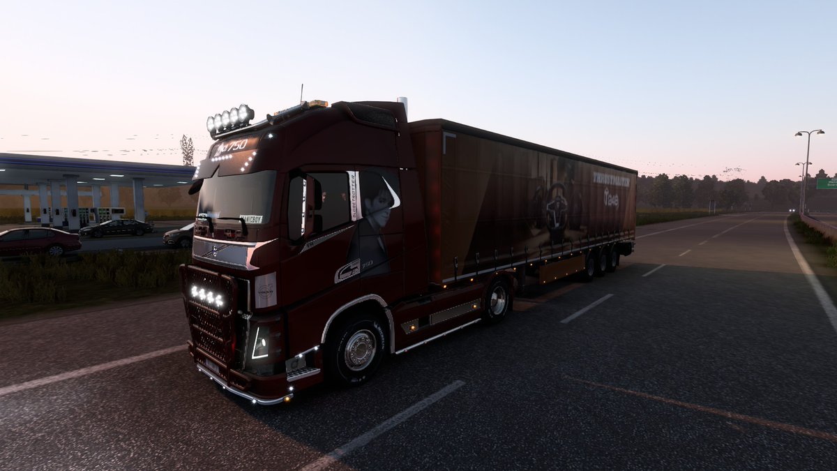oe7reh's tweet photo. @TMThrustmaster #T248RollOut with my @VolvoTrucks #FH750 with @TheRealRoxette #Joyride paintjob #ETS2 @VolvoTrucks_de @SCSsoftware @PartyPleaser https://t.co/okvSpic3C2