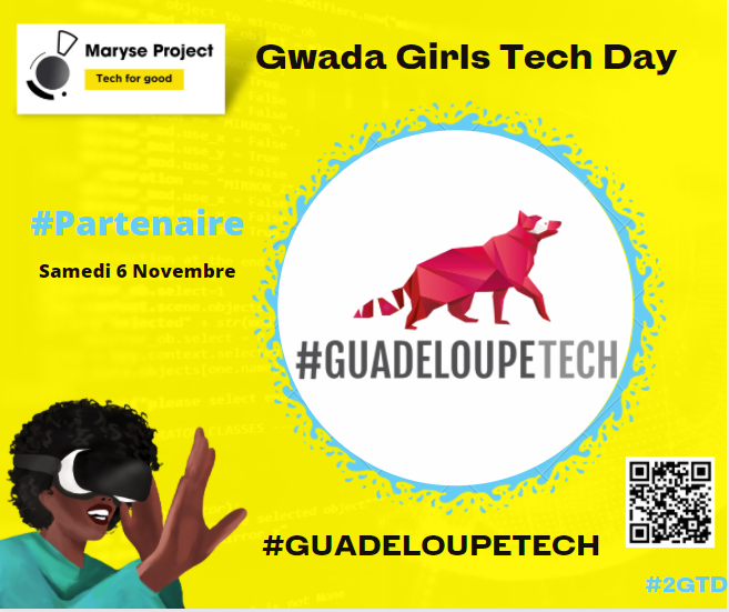 MaryseProject's tweet photo. 🎯J - 1 avant le Gwada Girls Tech Day #2GTD 🔥
Découvrez notre partenaire @GuadeloupeTech qui accueille cet événement !
Fondé en 2013, ce cluster de l’économie numérique veut permettre aux entreprises du secteur de se développer rapidement grâce à la mise en place d’un réseau https://t.co/d2lERXkLB9