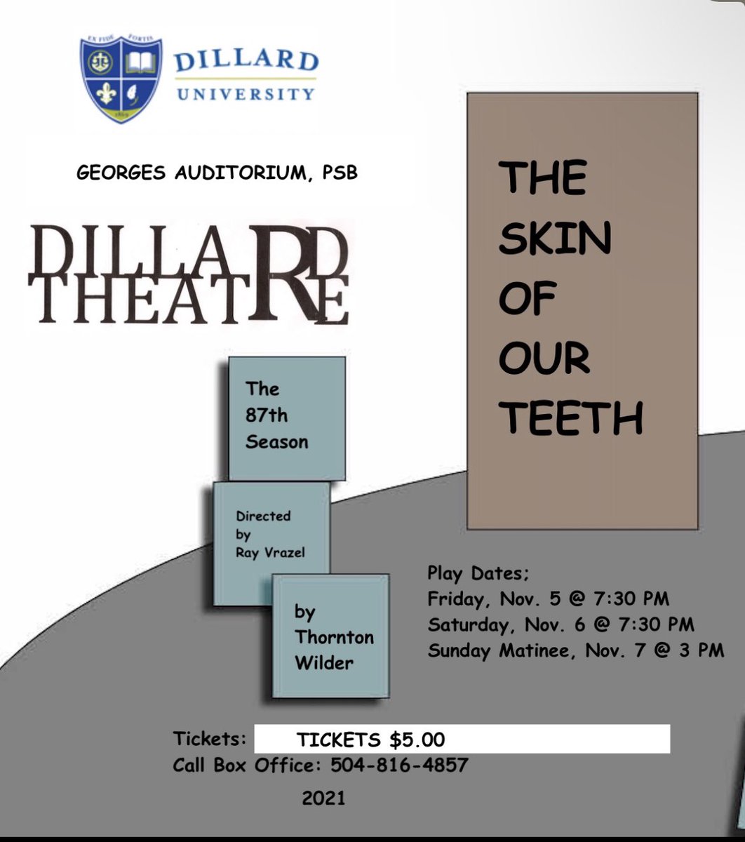 OPENING NIGHT IS TONIGHT! 7:30 pm

Saturday 7:30pm
Sunday 3:30pm 

In George’s Auditorium! AN EXPERIENCE YOU DON’T WANT TO MISS!🔵🟡🔵🟡