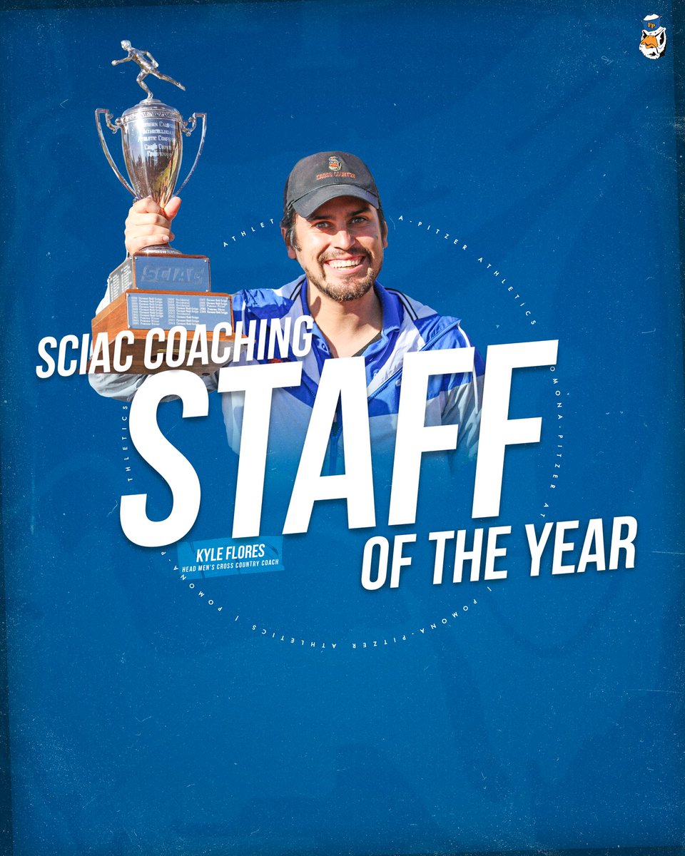 Congratulations to Head Men’s Cross Country Coach Kyle Flores and his staff for earning SCIAC Coaching Staff of the Year! #GoSagehens #SagehensMXC