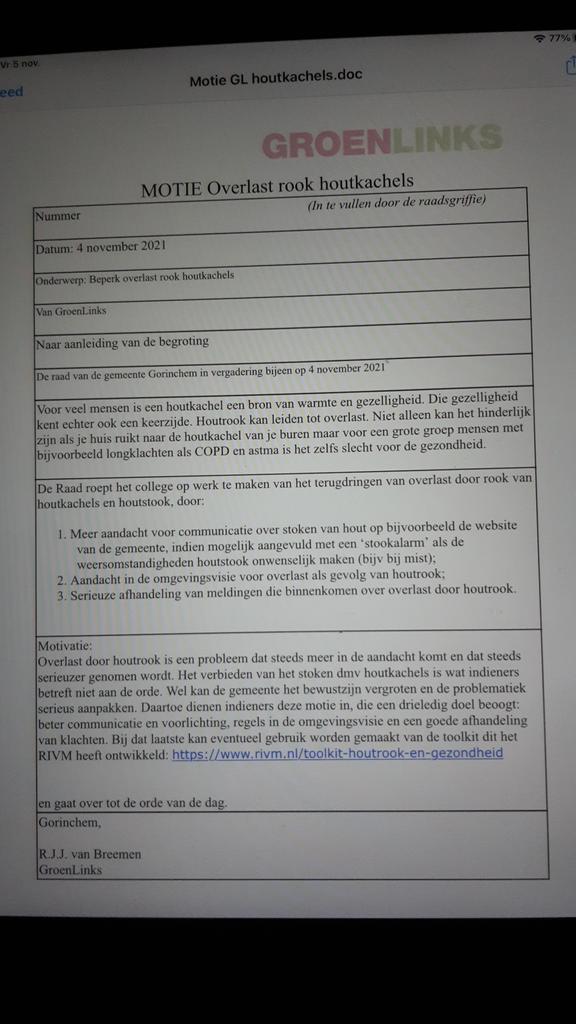GroenLinks Gorinchem tweet media