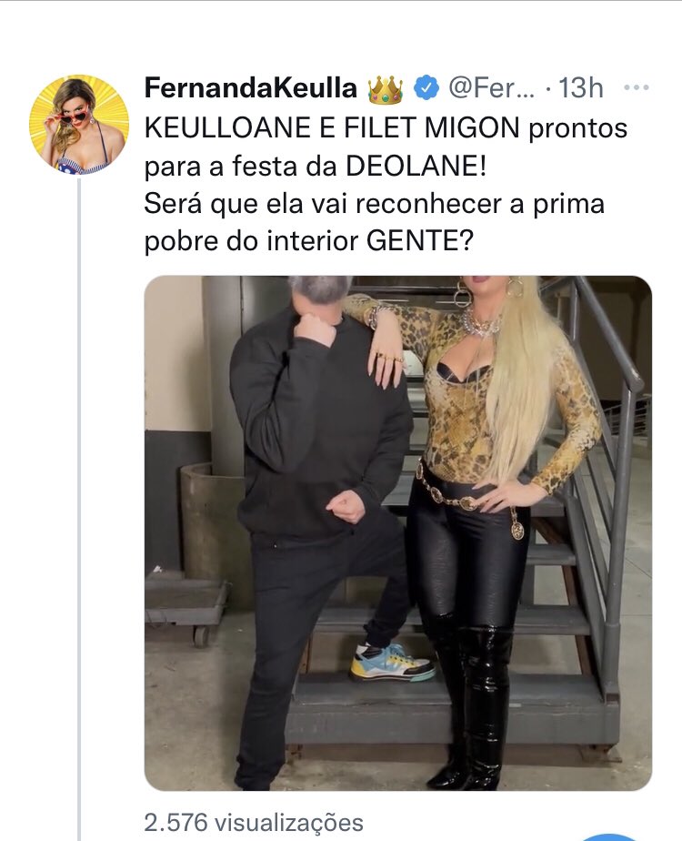 WalVale_NandaK's tweet photo. @analijuu @AlineReality @crvgmica18 Tu é burra ou se faz? 🤦🏻♀️ Primeiro que ela não tava com look e sim um figurino p uma gravação do programa #encrencaredetv e segundo quem a acompanha de verdade sabe que esse não é o estilo dela e que ela sempre arrasa nos looks por isso sempre é elogiada nos sites de moda https://t.co/WE0e5H8NAW