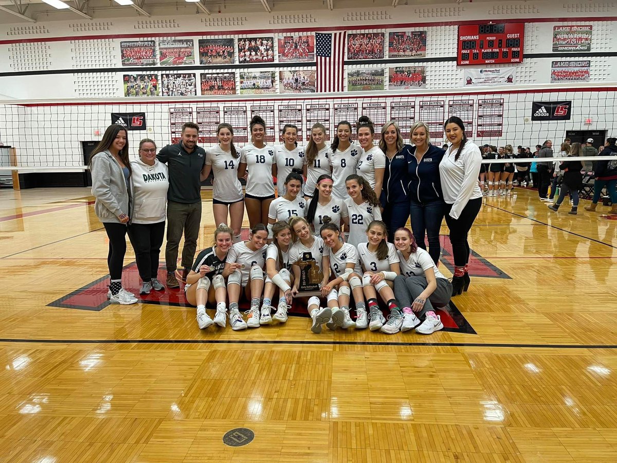 dakotavball's tweet photo. DISTRICT CHAMPS!! #roadtostates https://t.co/vXFmrC2pVG