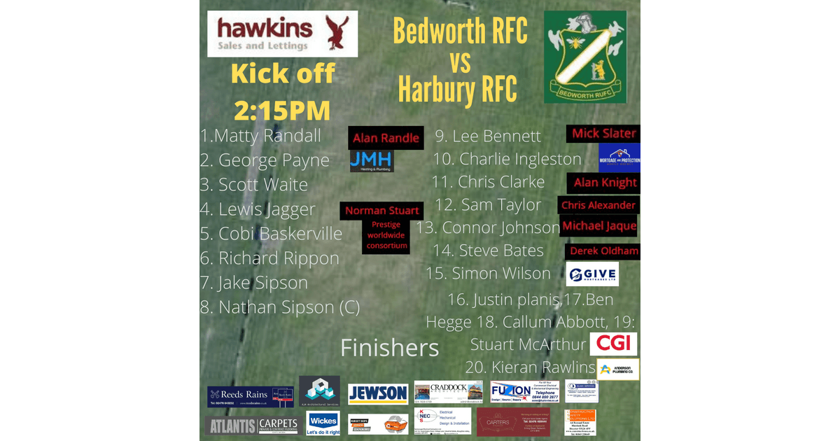 Bedworth RFC team is out
pitchero.com/clubs/bedworth…