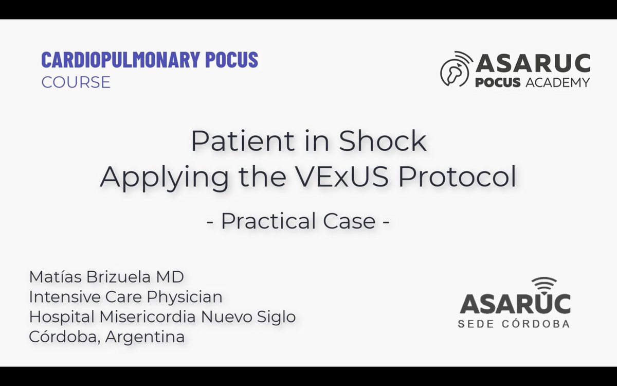 ASARUC1's tweet photo. Great Friday of VExUS Principles in CARDIOPULMONARY POCUS COURSE
Korbin Haycock 🇺🇸
Francisco Curro Miralles Aguiar 🇪🇸
Practical Video by Matias Brizuela 🇦🇷
⚡️ASARUC POCUS ACADEMY https://t.co/2bN2iZcjQL
#POCUSACADEMY
#POCUS https://t.co/RJNNpzDTw4