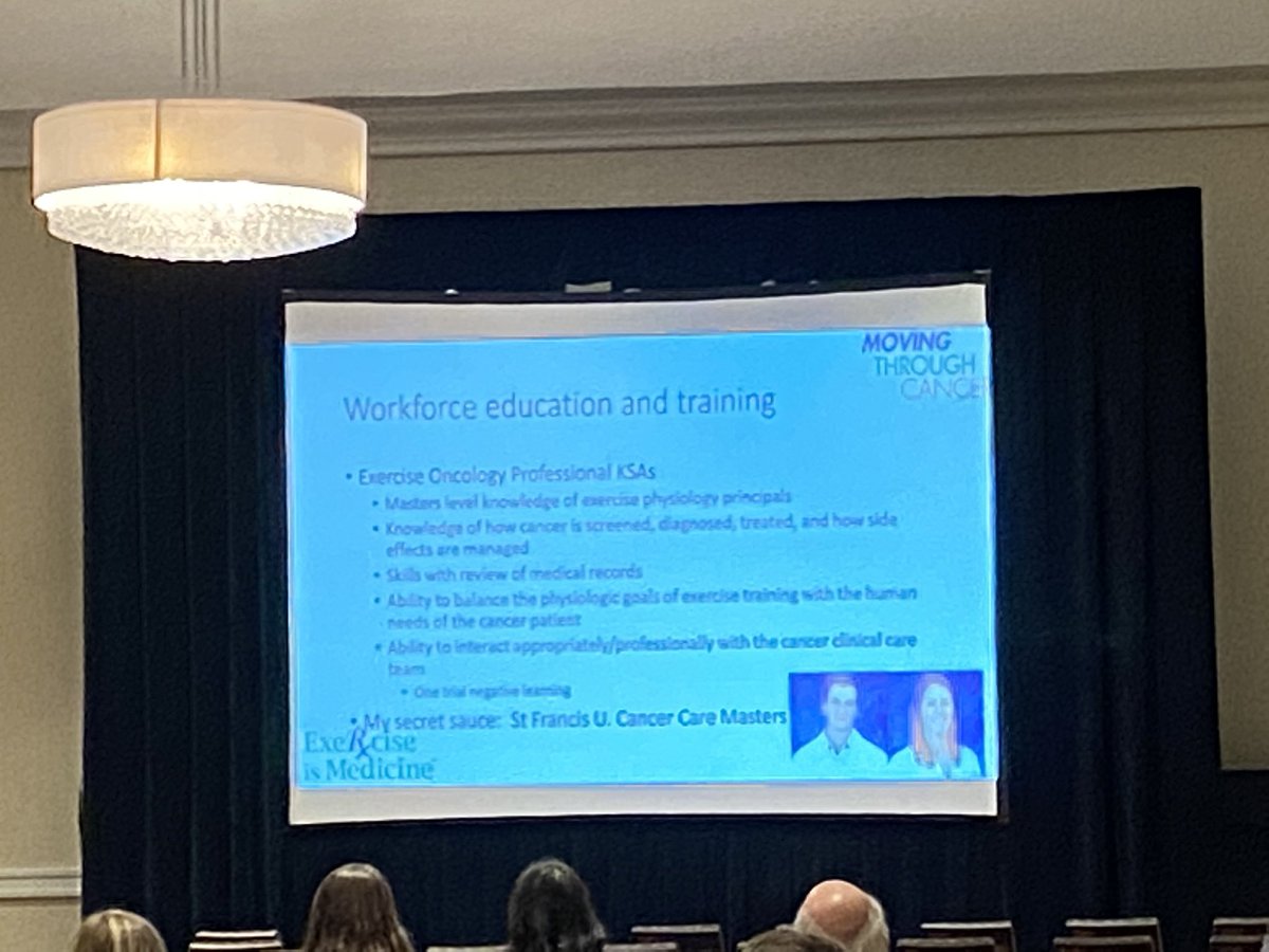 Shout out to <a href="/J_Heitz25/">Jared</a>  and Beth from PSU by <a href="/fitaftercancer/">Dr Kathryn Schmitz</a>  in her talk at #MARCACSM2021. Both Jared and Beth are graduates of <a href="/SFU_SHSE/">SFU School of Health Sciences & Education</a> <a href="/SFU_CRCS/">SFU Center for Rural Cancer Survivorship</a>