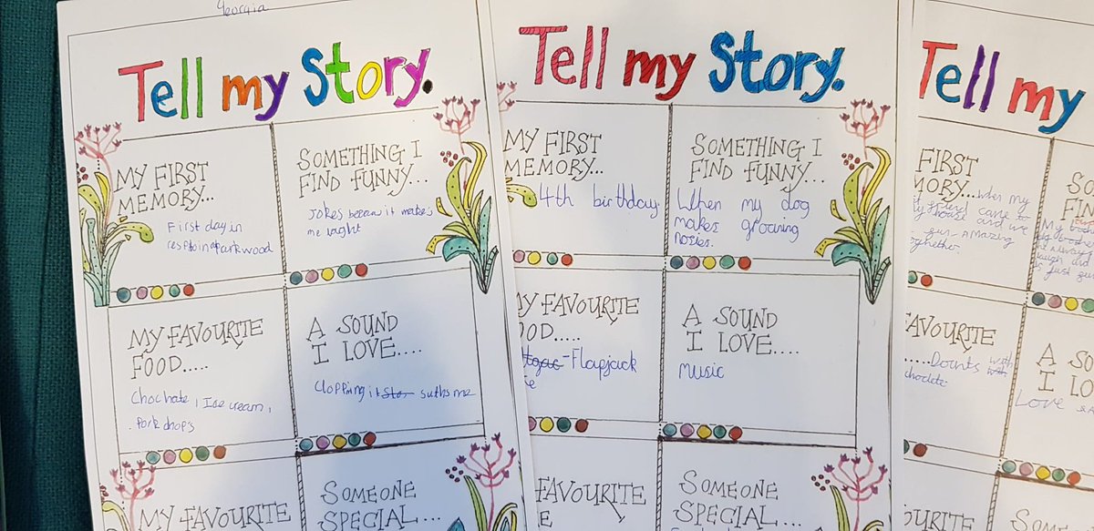 Linking_Network's tweet photo. Year 5 @ParkwoodSch have been thinking about their own stories, ready to find out more about the residents at Norwood House Nursing home as part of #IntergenerationalLinking. We can't wait to see what will come next! @IntergenLinking @iwill_movement @bradfordmdc @missycrobs https://t.co/yQn9mVB8tm