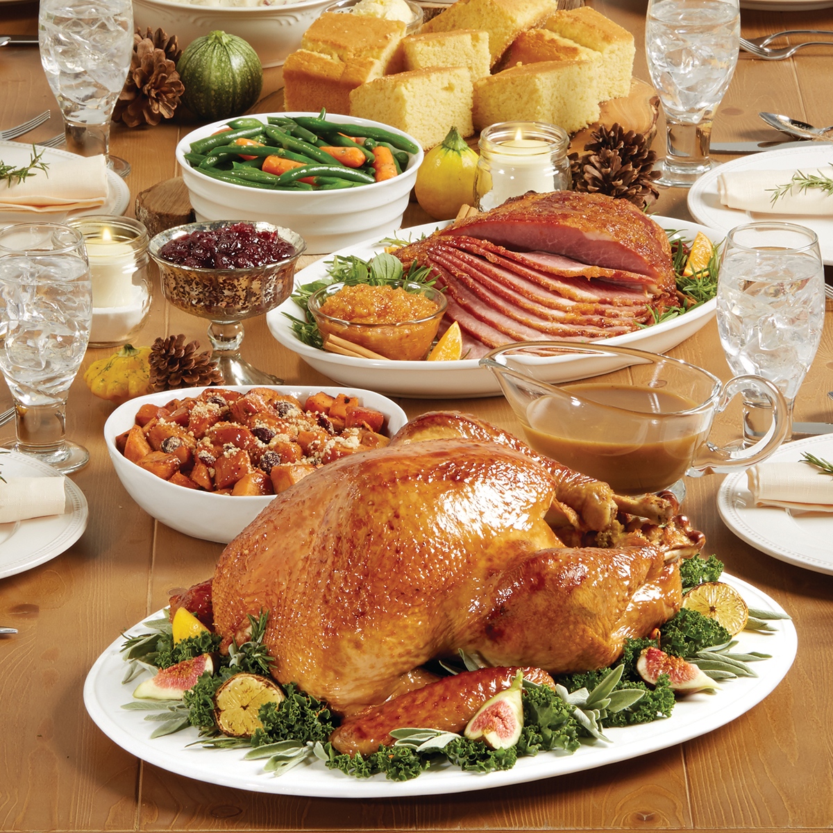 MarieCallenders's tweet photo. Fill your holiday table with a feast to remember 🦃 Turkey, ham, all the sides, and of course, pie 🥧 are available for pre-order now!

Head to https://t.co/ZB1rSsbKnj and select "Location Details" to order your holiday feast. https://t.co/FES2SmPTsR