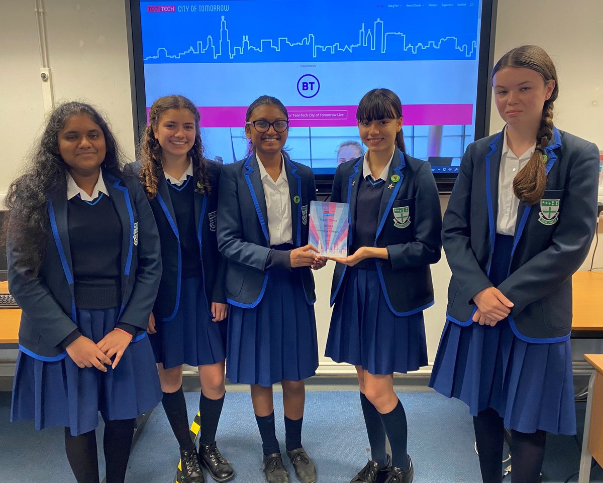 the_ursuline's tweet photo. Pleased to receive news that we have been shortlisted in the @TheEngineerUK 2021 innovate to collaborate (C2i 2021) Young Innovators Awards. Having won the @teentechevent ‘Best Innovation’ Our team ‘Prascinos’ (meaning Green) are very excited #ThisIsEngineeringDay @PolysolarPV https://t.co/bBmN5PscDR