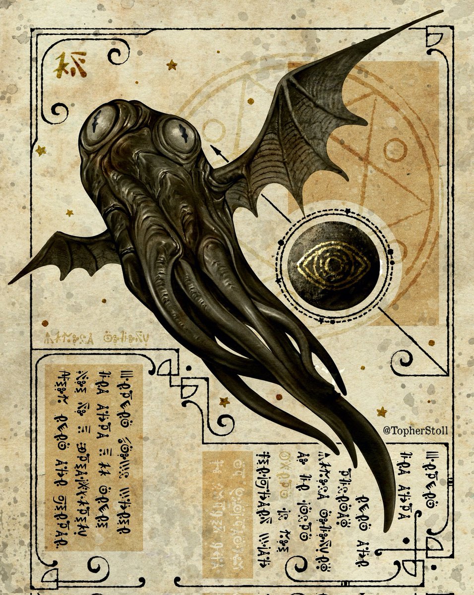 The art of passing between worlds is among the deepest and least understood of magics.
But beasts of the outer realms are vast beyond imagination, their bodies need not reflect their reach. Alien forms can drift through the void for millennia, waiting, pitiless and hungry.