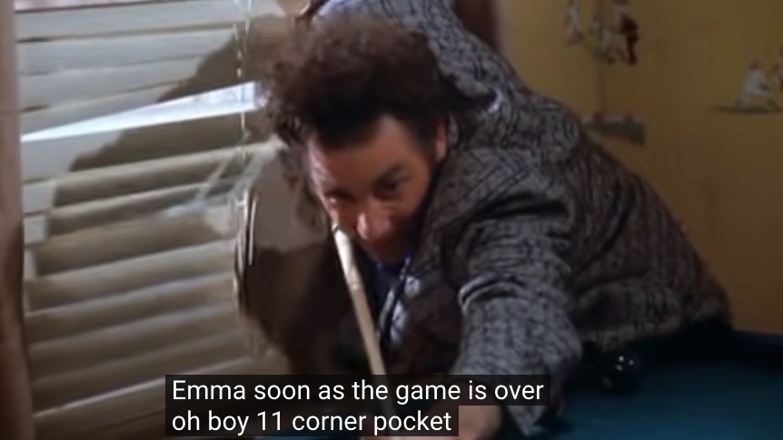 SEpicArmando's tweet image. Emma
soon as the game is over
oh boy
once
corner pocket
#kramer #poolscene