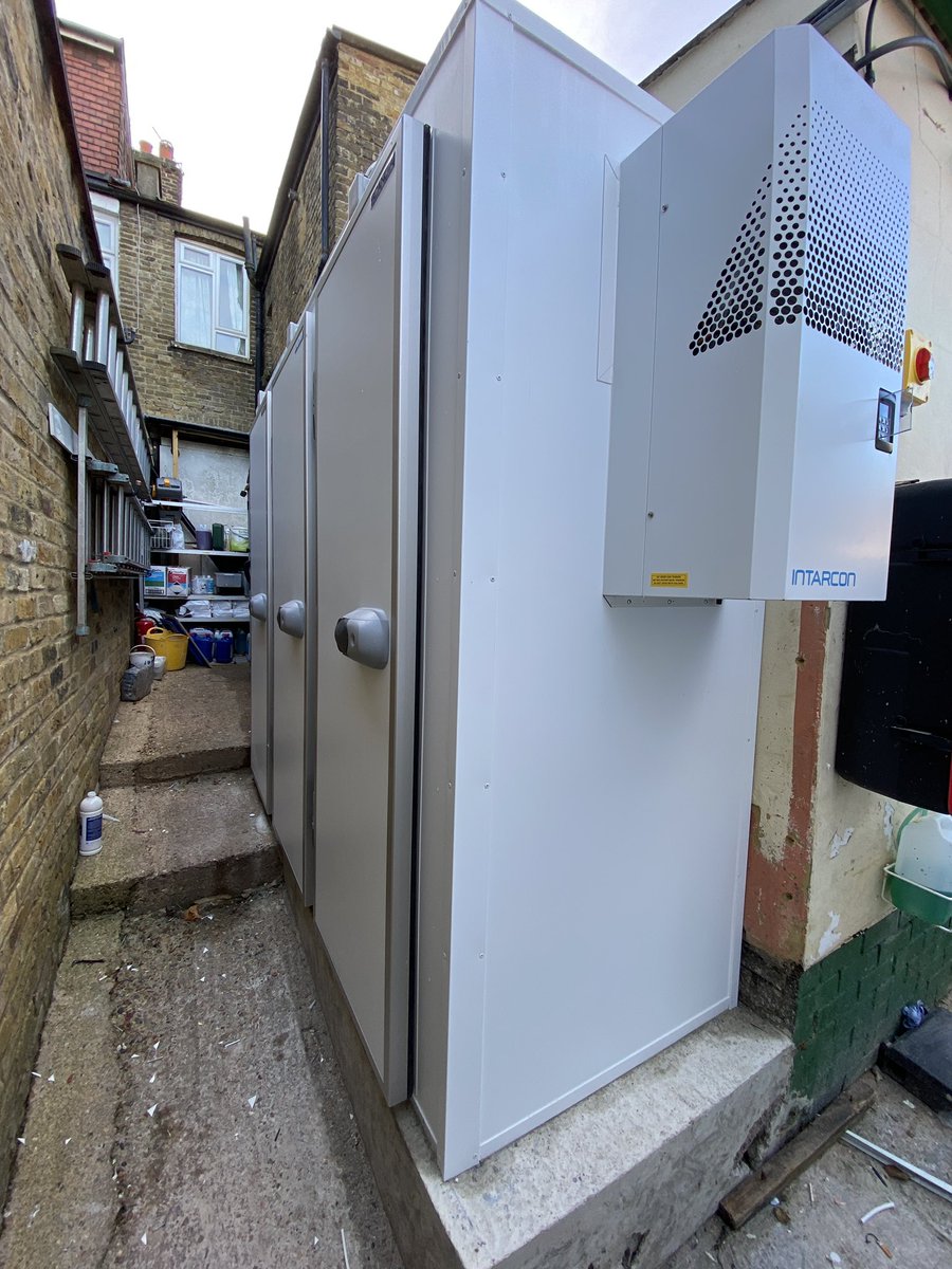 Polarcold1's tweet photo. Customer didn’t have much room for a freezer so we managed to have this bespoke one made to fit on a small footprint https://t.co/l5MmejWyFP
