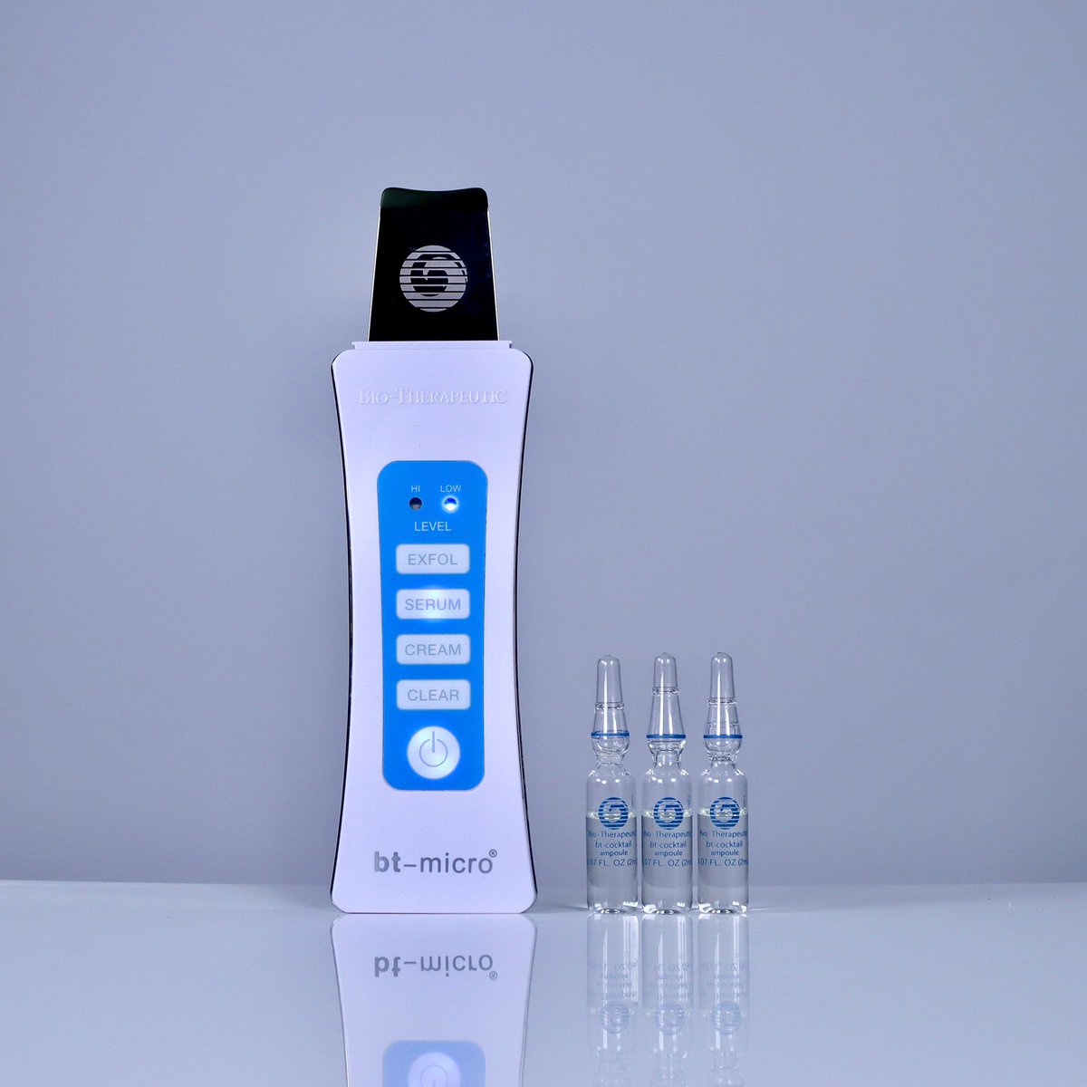 biotherapeutic's tweet photo. Skin therapists across the globe are including the powerhouse formula of the new bt-cocktail ampoule in their everyday client services.💙✨ Pair with our bt-micro on Serum mode to achieve unparallel results.

#biotherapeutic #btglow #skincare #beauty https://t.co/6dKmgUUHZf
