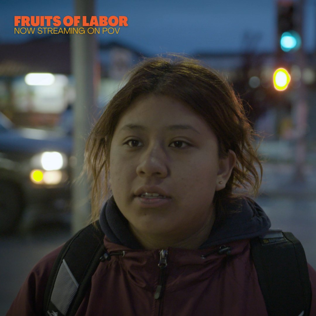 POVdocs's tweet photo. Ashley, Mexican-American teenager living in California, dreams of graduating high school and going to college. But when ICE raids threaten her family, Ashley is forced to become the breadwinner in @FruitsLaborFilm. https://t.co/gDll8ogUKD #FruitsOfLaborPBS https://t.co/yDiX558q6w
