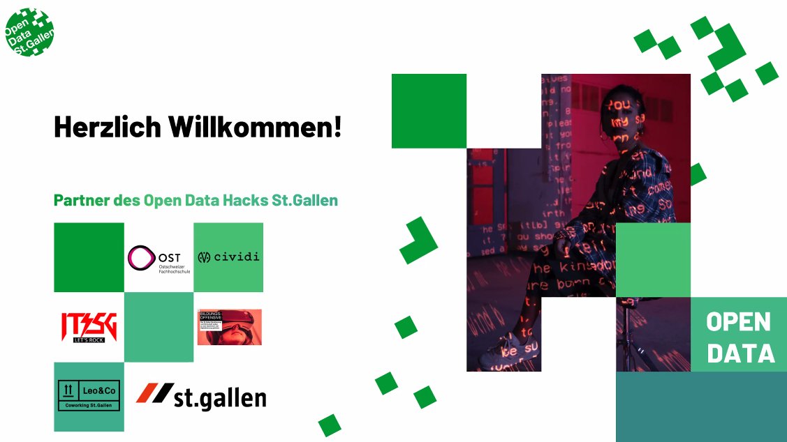OST_WI's tweet photo. Start des Open Data Hack St. Gallen! @cividitech @ITrockt @sanktgallen @ost_fh  https://t.co/1Thw90t5qU #OpenDataHackSG  #OpenData https://t.co/m8KoSLZOcw