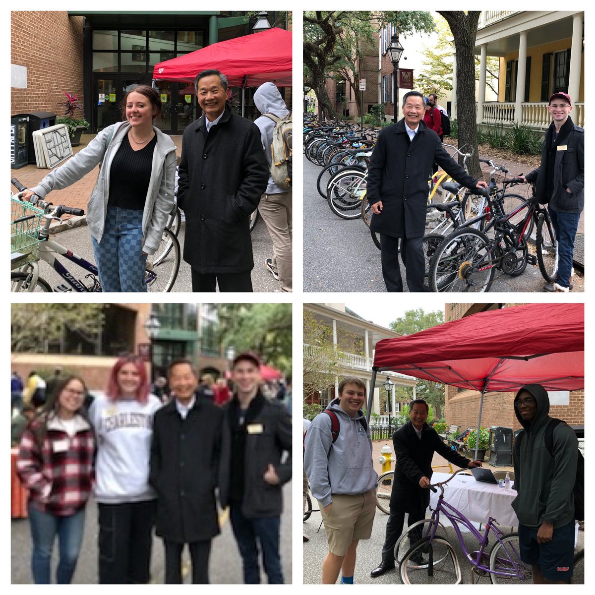 Congrats to <a href="/CofCSGA/">CofC Student Government Association</a> for another successful bike auction! Today is a great day to ride a bike and get the heart pumping and the blood flowing!