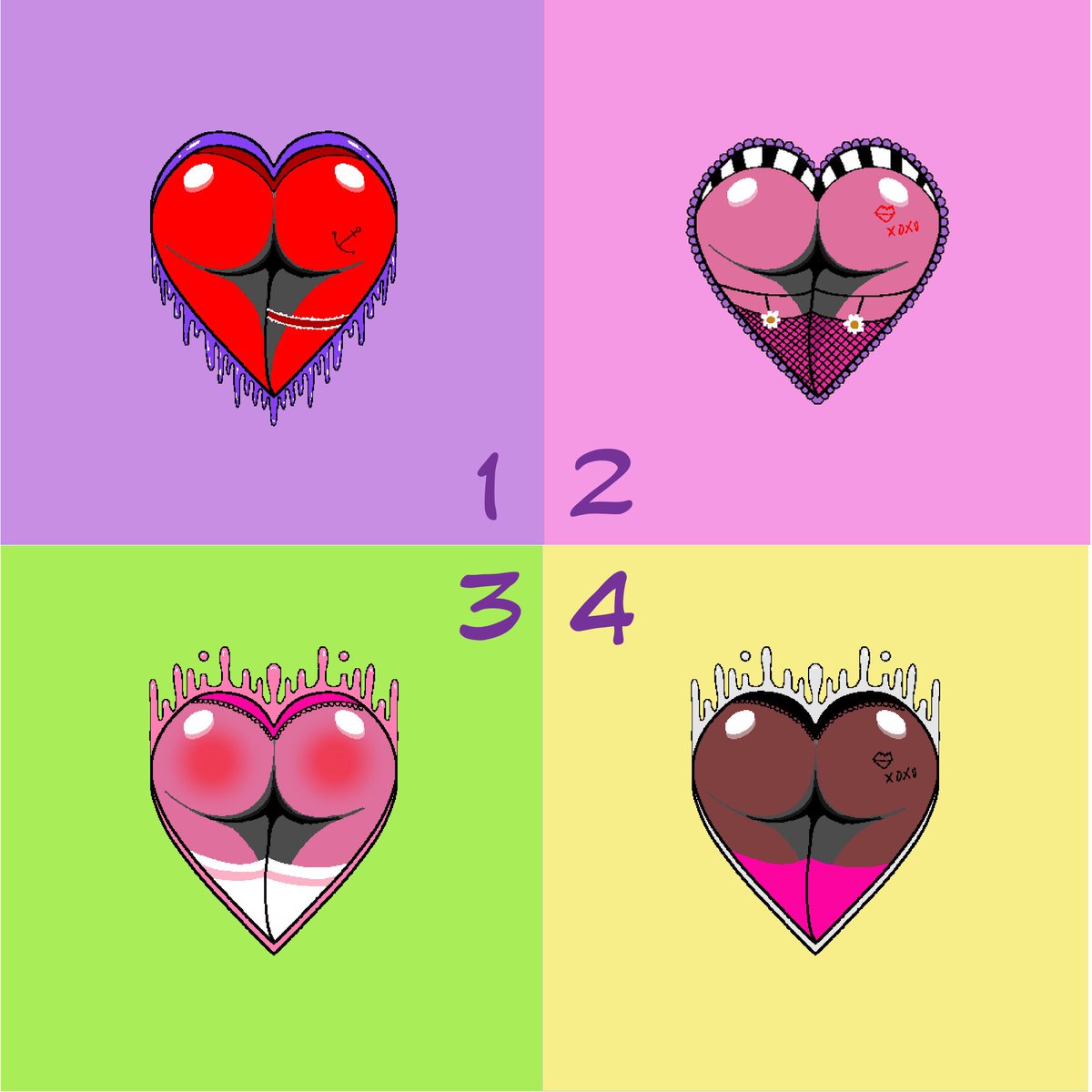 👑The Booty Pageant 👑

#NFTCommunity 🍑

Who is the✨Thiccest✨of them all?

I’m doing a #NFTGiveaway for these 👇 4 #NFTs 

💝Comment your vote along with your wallet 
💝RT+💜 this tweet
💝Follow me 

4️⃣ winners! ☝️for each butt, so vote wisely. 

📣 winners at midnight, GLHF