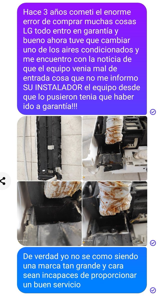 PaholaMonroe's tweet photo. @LGMexico No compren nada de esta marca, busquen otras opciones LG no se hace cargo de las garantías y todo falla siempre https://t.co/W3ZJe6Z8mY