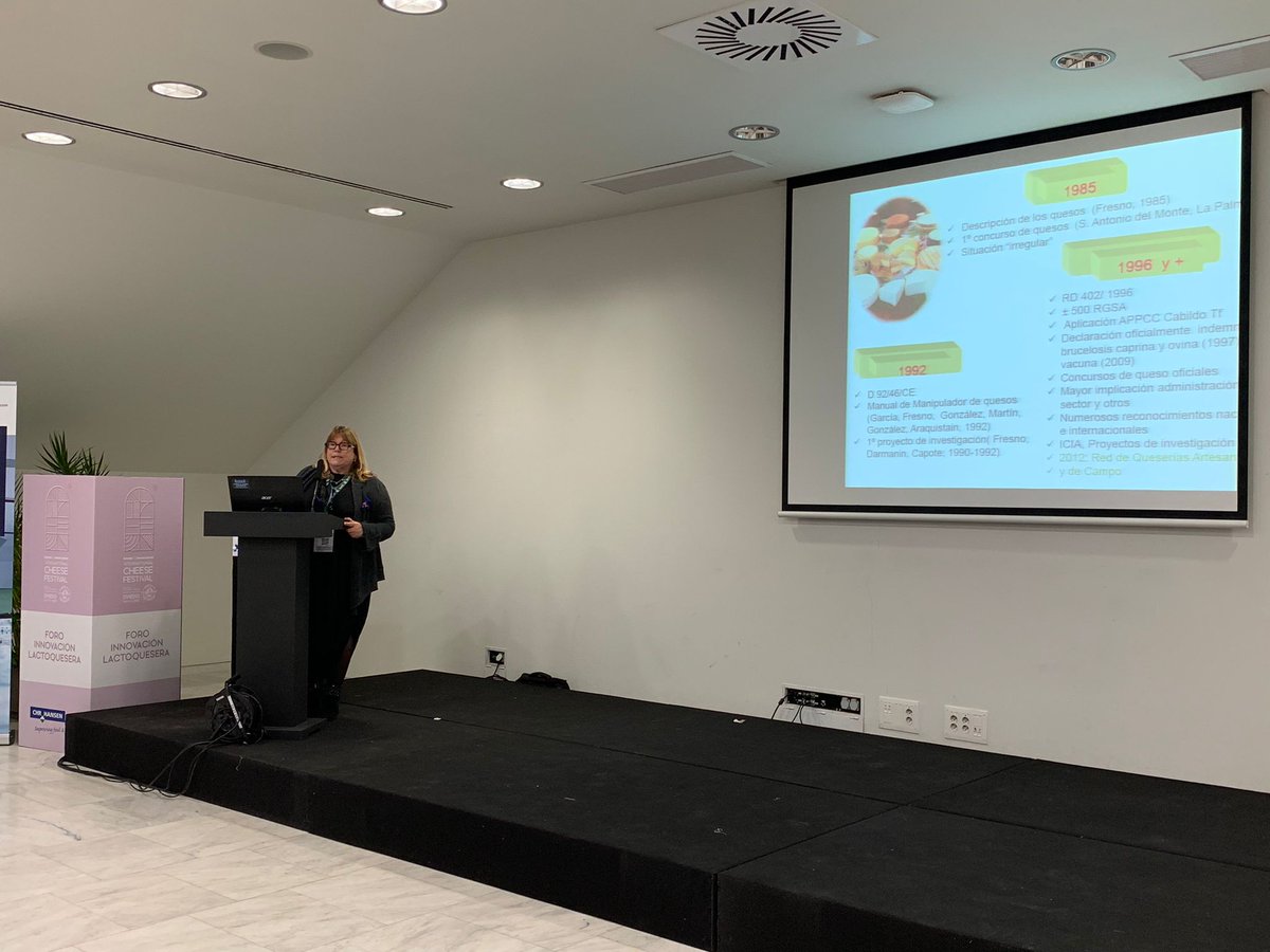 Finalizamos la 3ª sesión del II Foro para la Innovación Lactoquesera con Marichu Fresno del Instituto Canario de Investigaciones Agrarias con la ponencia “Estudios de los factores de diferenciación de los quesos canarios”

<a href="/cheesefest2021/">International Cheese Festival</a> 

#ICF2021 #quesoyciencia #innovación