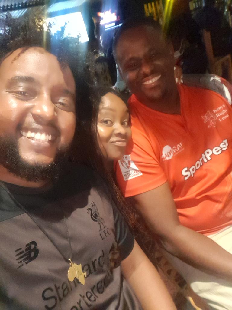 JuneGachui's tweet photo. The boys came through🥰
@Palloti76 @dunn_can where are the rest of you....
#FlashbackFriday
#afterworkplan
@k1klubhouse
#PitcherAndButch with @NijoDJ on the decks🎶🎶💥🎶🎶 https://t.co/UdPahD3JWU
