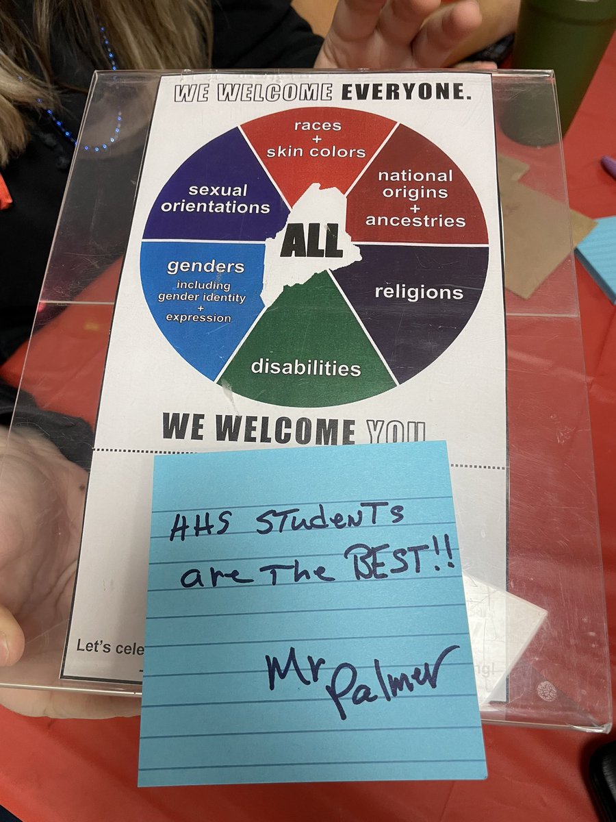 mainenangirl1's tweet photo. 3rd annual Day of Welcome at Houlton Middle High School #shirefire #dayofwelcome #CivilRightsTeam https://t.co/4SDUNBNhod