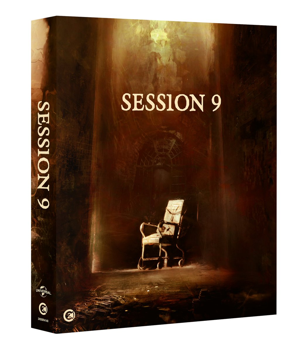 SecondSightFilm's tweet photo. SESSION 9: 2 DISC LIMITED EDITION BLU-RAY released Dec 27! Over 3 hours of brand new bonus features plus archive material, soft cover book and art cards. Pre-order now https://t.co/vHLHABrX5F https://t.co/LsUdBULOLl