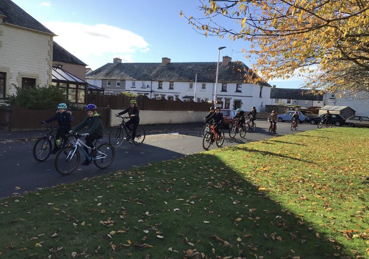 CockenziePS's tweet photo. The Bikeability trainers had so many wonderful things to say about our P6 and P7s. The trainers spoke so positively about the superb attitudes, listening skills and progress made in the Bikeability programme. Very proud Head Teacher #elcoutdoorlearning #bikeability #successful https://t.co/JgcSiIY37T