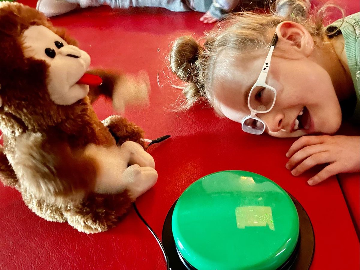 IvyHouseSchool's tweet photo. Rubies worked hard using switches during their lunch break. They had lots of giggles! #SEND #inclusiveeducation #inclusiveit https://t.co/sH0hIZ9MZ9