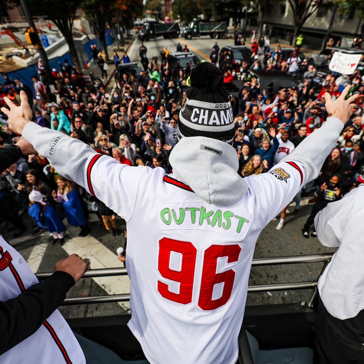 MLB's tweet photo. It’s a party in ATL! https://t.co/iGqNyeL374