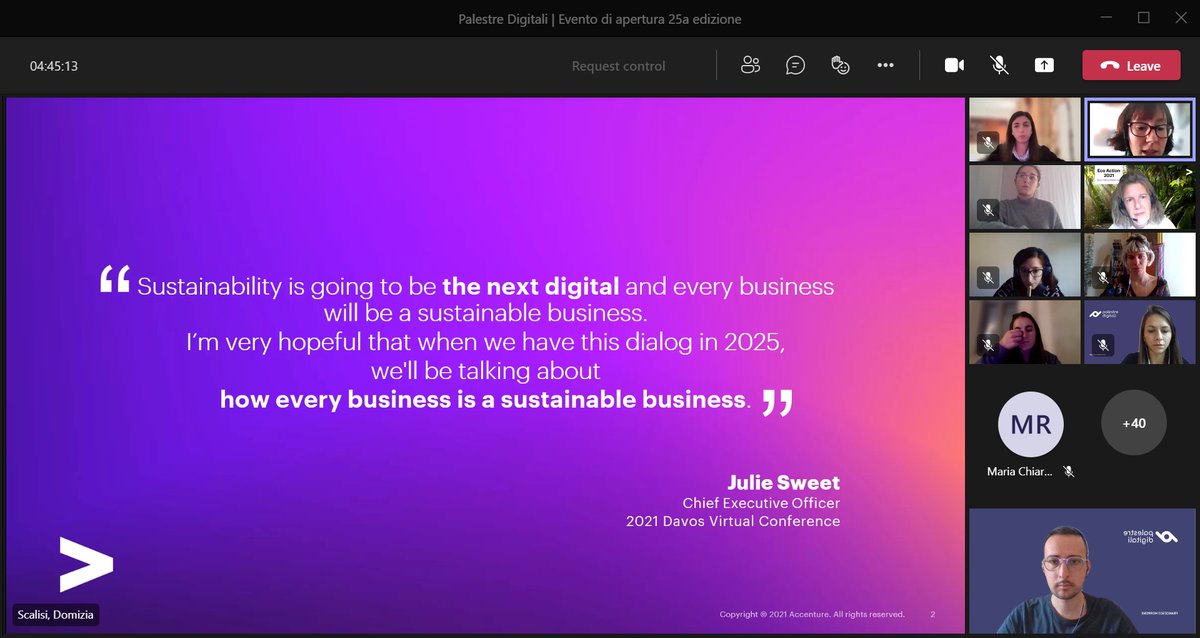 Inizia oggi la 25a edizione di Palestre Digitali totalmente in #DistanceLearning! Gli studenti hanno avuto la possibilità di presentarsi in un'aula virtuale, dove si ritroveranno per quattro settimane di lezioni e workshop con i partner e i professionisti di Palestre Digitali.