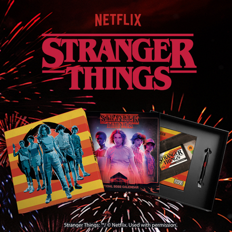CalendarsUK's tweet photo. To celebrate #strangerthingsday, you can #WIN an official @strangerthingstv 2022 Calendar &amp; Diary Gift Box Set. To enter: 
1. Like this post
2. Comment with the name of the character played by Winona Ryder in #StrangerThings
Comp closes 12pm 8th Nov
T&amp; Cs: https://t.co/rE0kSnV2L8 https://t.co/Cez0HBoGmq