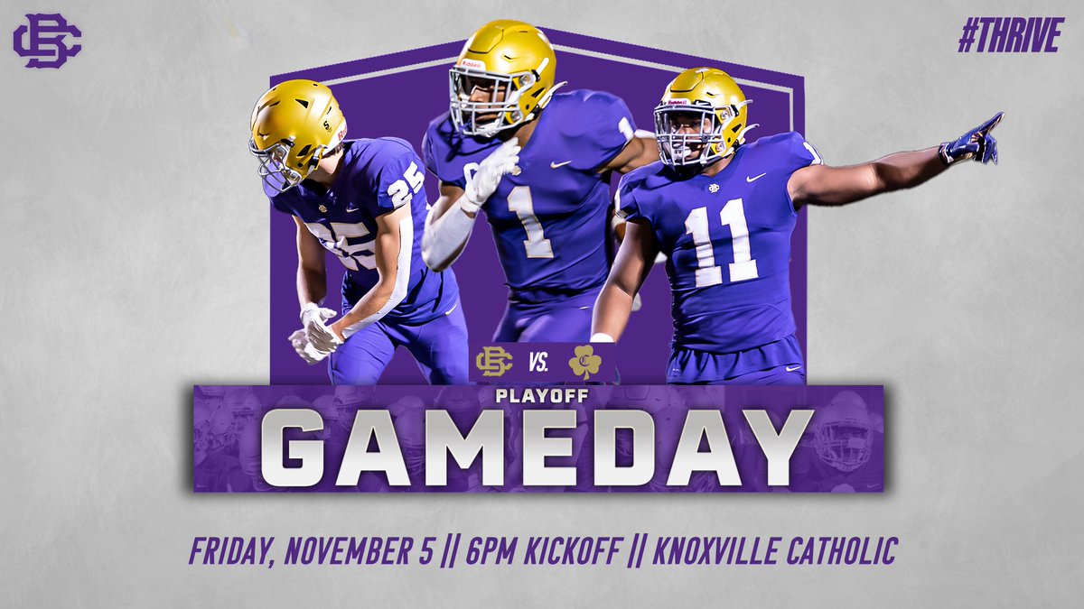CBHSMemphis's tweet photo. It's time to compete. It's time to believe. Together we rise. Together we thrive.
The Tide rolls into Knoxville tonight as the Brothers take on Knoxville Catholic in the first round of the TSSAA playoffs, with kickoff at 6PM (Central) / 7PM (Eastern)... https://t.co/SCDAudubgZ