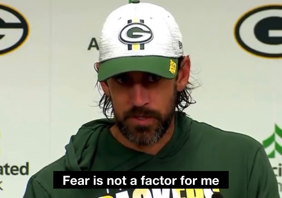 PMT memes on Twitter: &quot;Aaron Rodgers after talking to Joe Rogan https://t.co/Deaq8oD4kY&quot; / Twitter