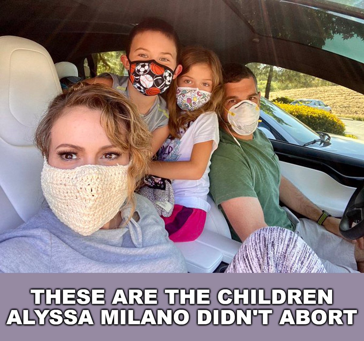 woodrailking's tweet photo. .
Alyssa thinks giving birth is "evil" but abortion is "wonderful"
"Woe unto them that call evil good, and good evil; that put darkness for light, and light for darkness; that put bitter for sweet, and sweet for bitter!"
-Isaiah 5:20
#alyssamilano #abortion #crochetmask #meme https://t.co/uXLboEVQsf
