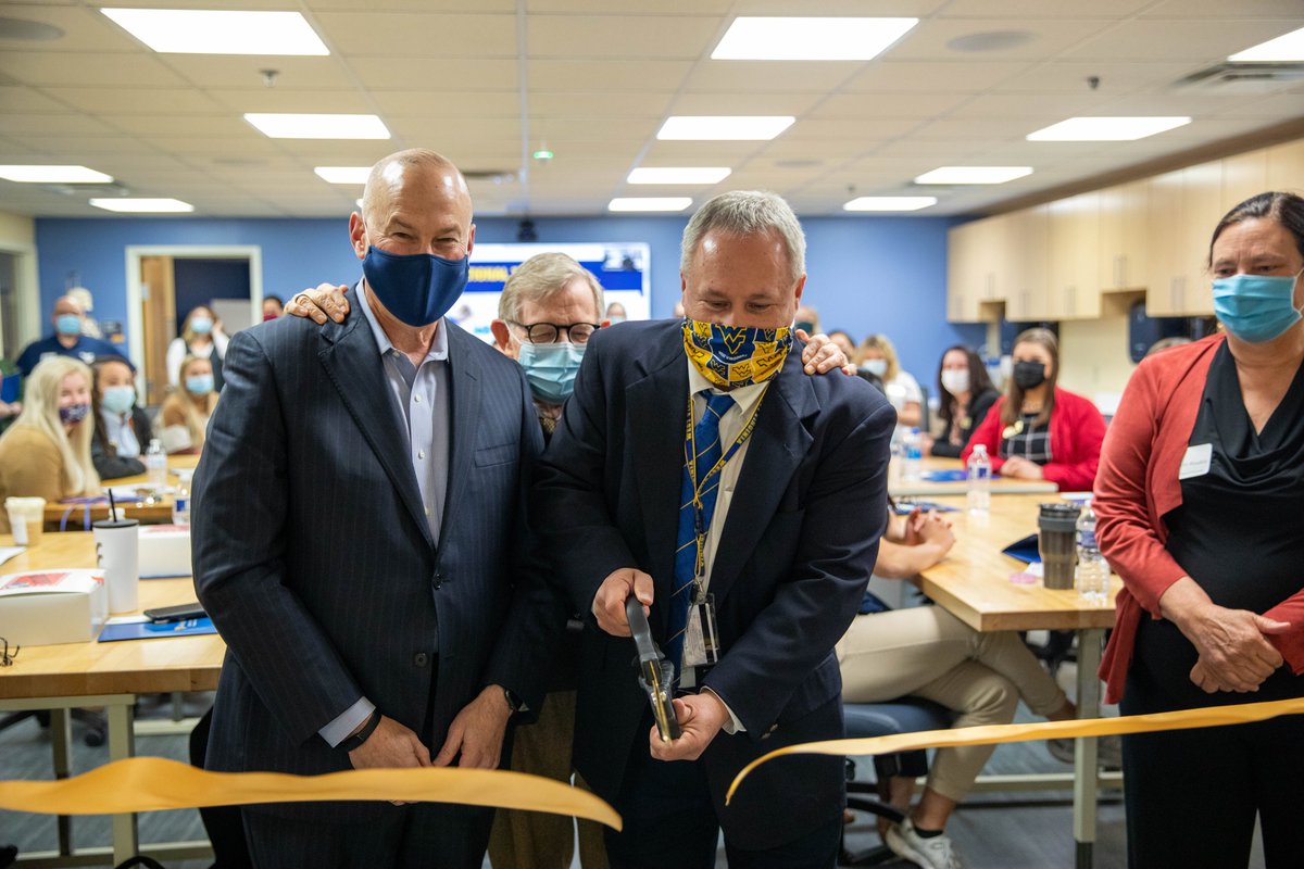 WVUhealth's tweet photo. Congratulations to @WVUMedSchool Occupational Therapy on the new space! 🎀✂️ https://t.co/Yrin8SOD2z
